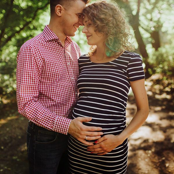 Sesja brzuszkowa w parku | Ewa + Wojtek + Amelka