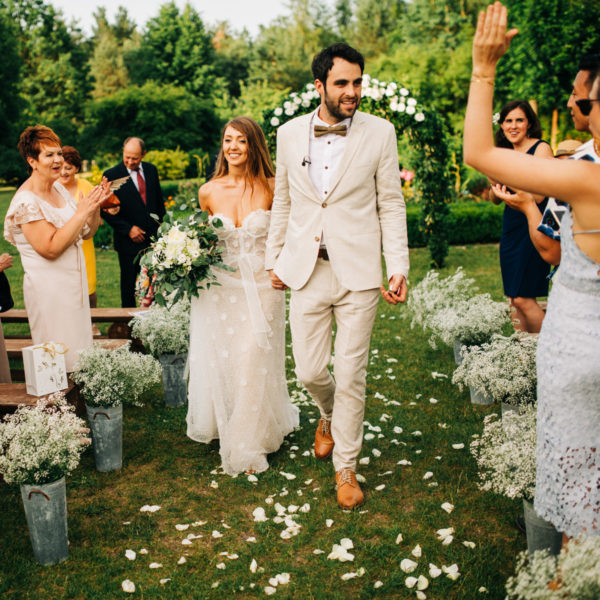 Wesele i ślub w plenerze | Monika i Adam | Muzeum Wsi Kieleckiej w Tokarni