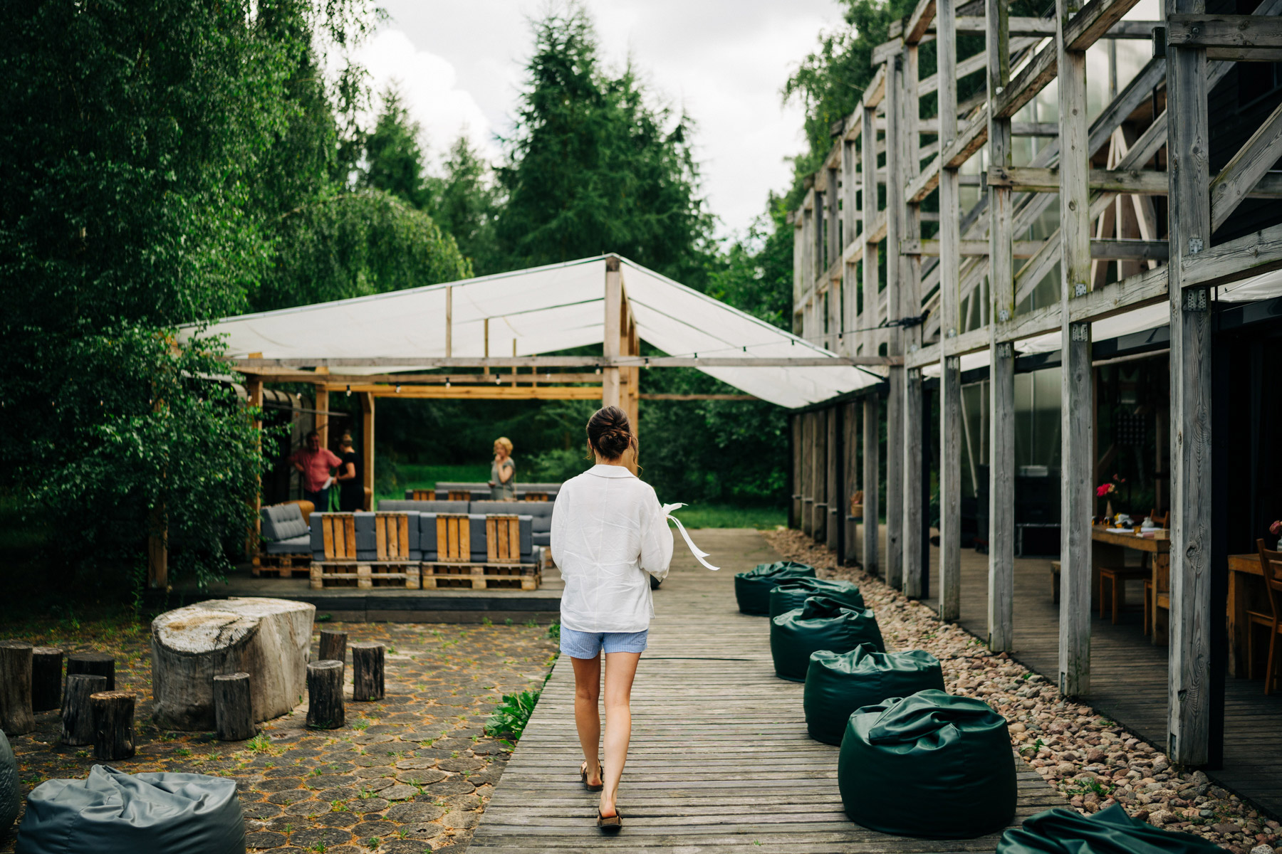 przygotowania panna młoda Oczyszczalnia slow wedding