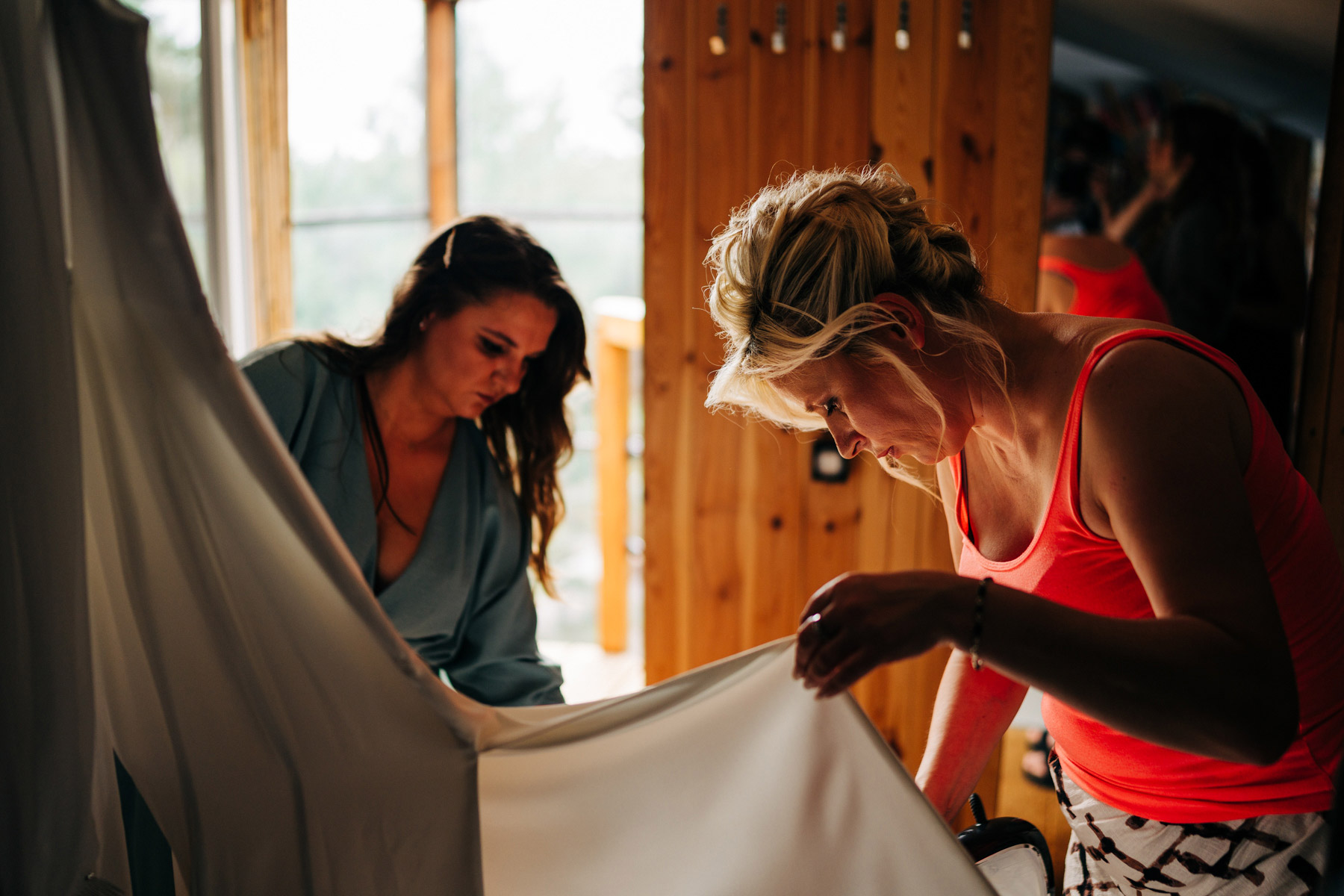 przygotowania panna młoda Oczyszczalnia slow wedding