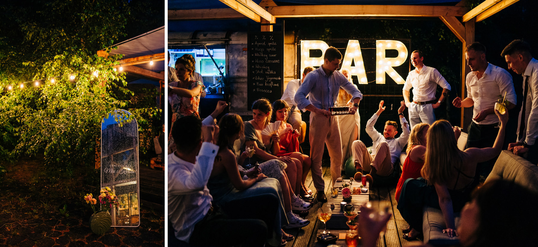 wesele w Oczyszczalnia Miejsce goście zabawa weselna bar